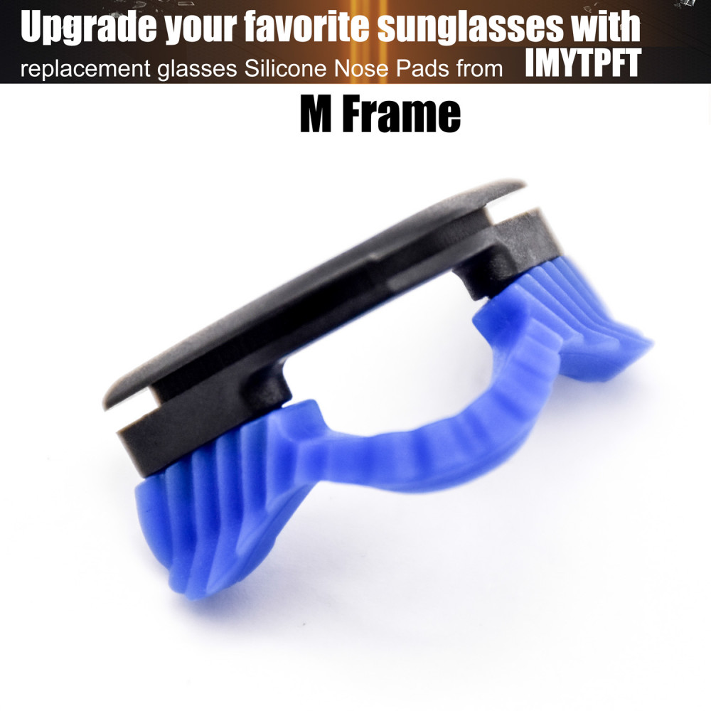 Imytpft Blue Compatible/Replacement Silicone Nose Pads For Oakley M Frame Series Earsocks