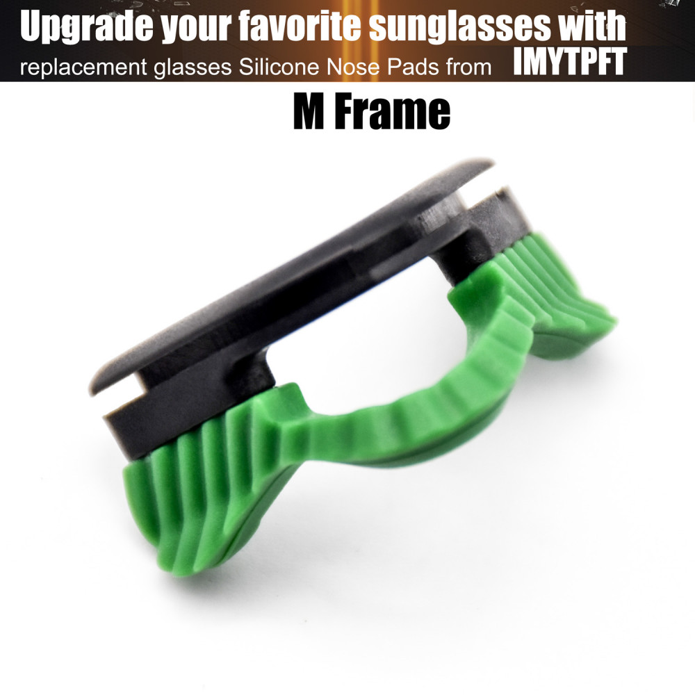 Imytpft Green Compatible/Replacement Silicone Nose Pads For Oakley M Frame Series Earsocks
