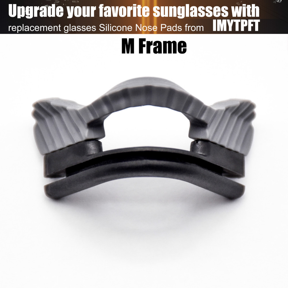Imytpft Grey Compatible/Replacement Silicone Nose Pads For Oakley M Frame Series Earsocks