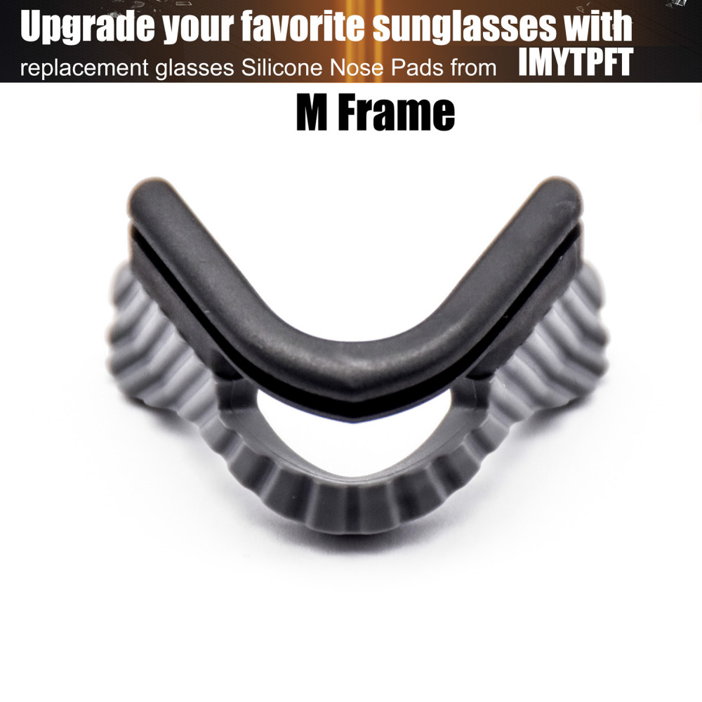 Imytpft Grey Compatible/Replacement Silicone Nose Pads For Oakley M Frame Series Earsocks