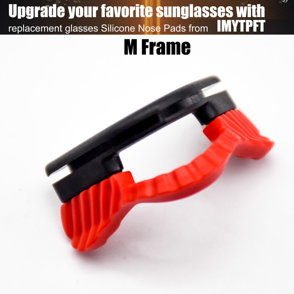 Imytpft Red Compatible/Replacement Silicone Nose Pads For Oakley M Frame Series Earsocks