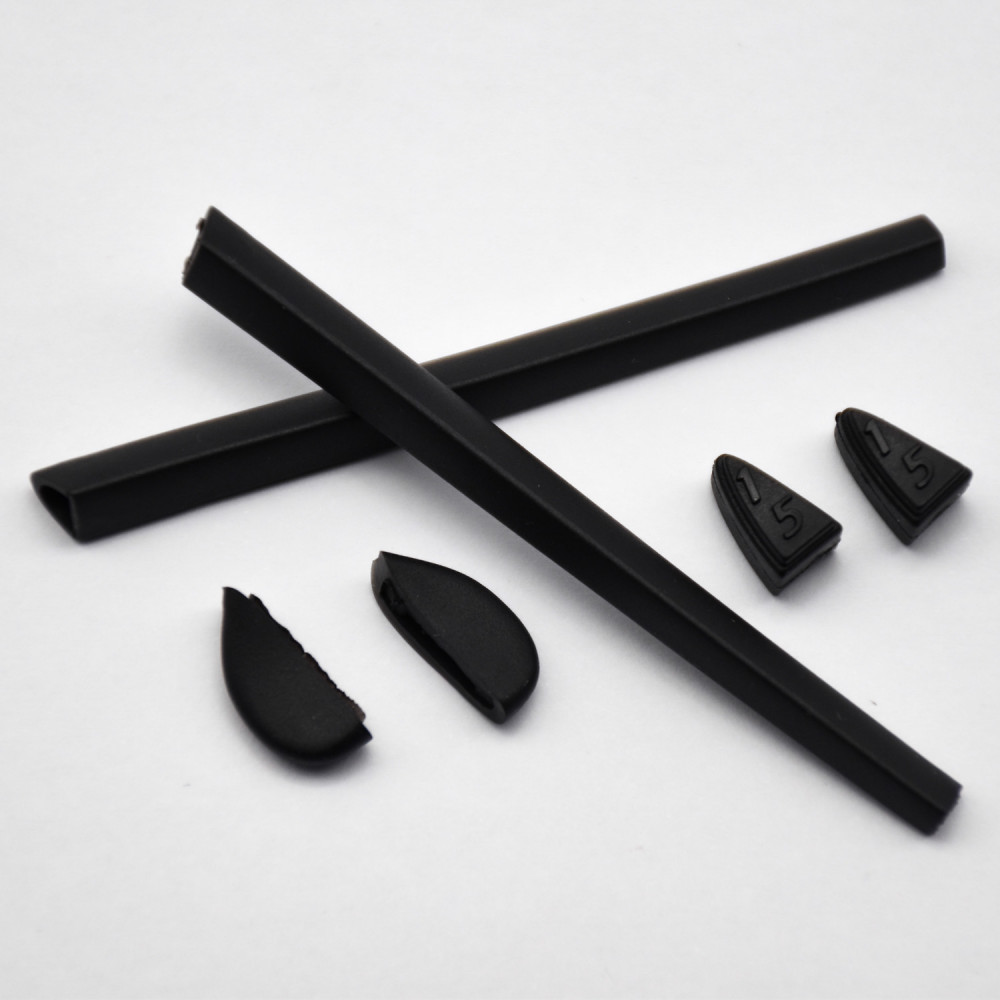 Imytpft Black Compatible/Replacement Silicone Leg Set For Oakley Romeo 2.0 Sunglasses Rubber Kit