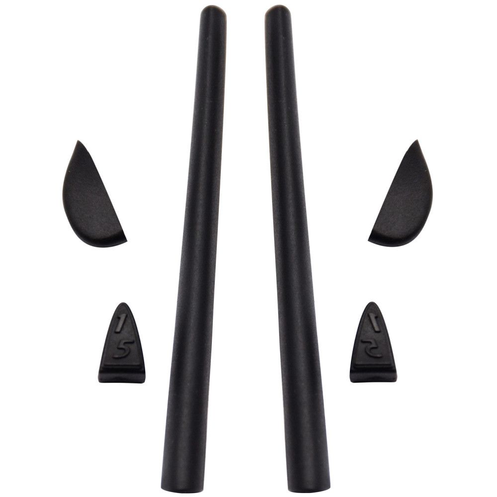 Imytpft Black Compatible/Replacement Silicone Leg Set For Oakley Romeo 2.0 Sunglasses Rubber Kit