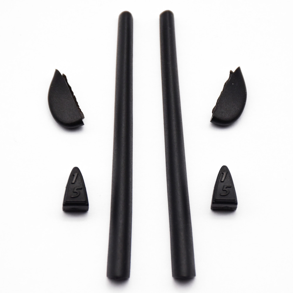 Imytpft Black Compatible/Replacement Silicone Leg Set For Oakley Romeo 2.0 Sunglasses Rubber Kit