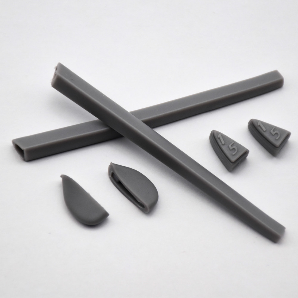Imytpft Grey Compatible/Replacement Silicone Leg Set For Oakley Romeo 2.0 Sunglasses Rubber Kit