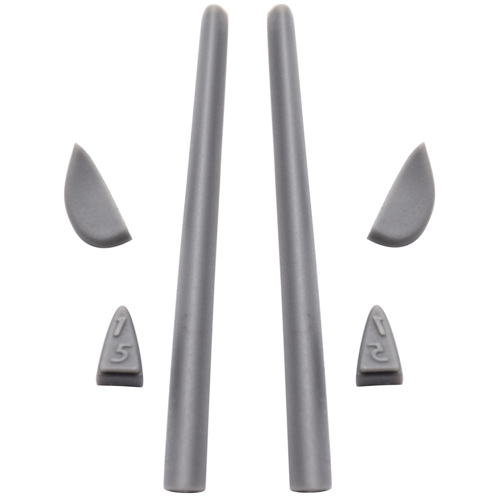Imytpft Grey Compatible/Replacement Silicone Leg Set For Oakley Romeo 2.0 Sunglasses Rubber Kit