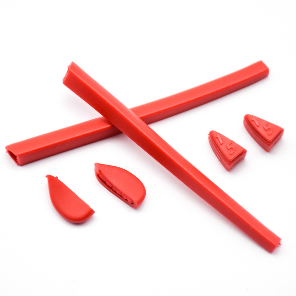 Imytpft Red Compatible/Replacement Silicone Leg Set For Oakley Romeo 2.0 Sunglasses Rubber Kit