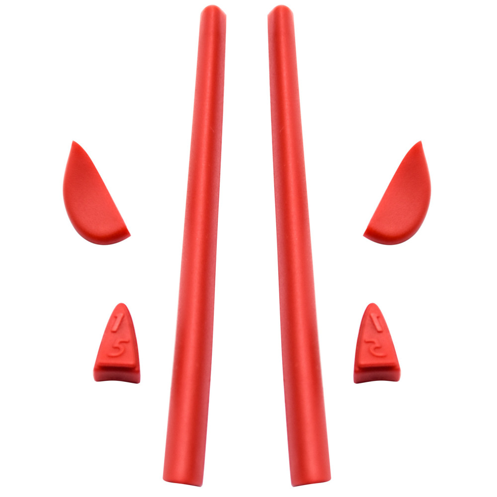 Imytpft Red Compatible/Replacement Silicone Leg Set For Oakley Romeo 2.0 Sunglasses Rubber Kit
