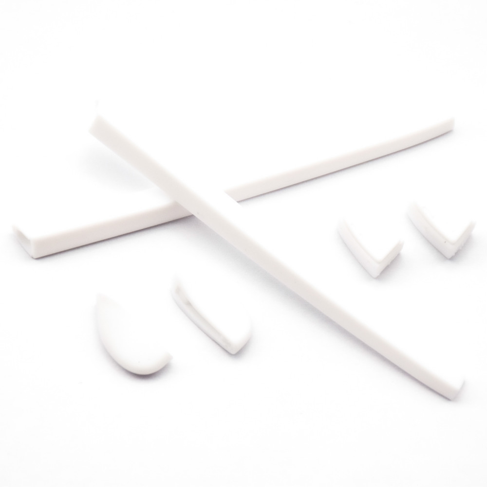 Imytpft White Compatible/Replacement Silicone Leg Set For Oakley Romeo 2.0 Sunglasses Rubber Kit