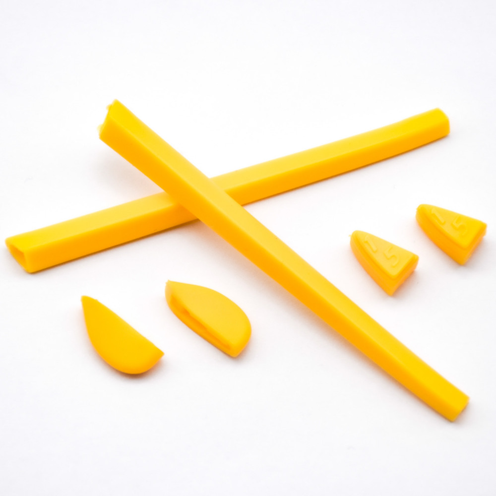 Imytpft Yellow Compatible/Replacement Silicone Leg Set For Oakley Romeo 2.0 Sunglasses Rubber Kit