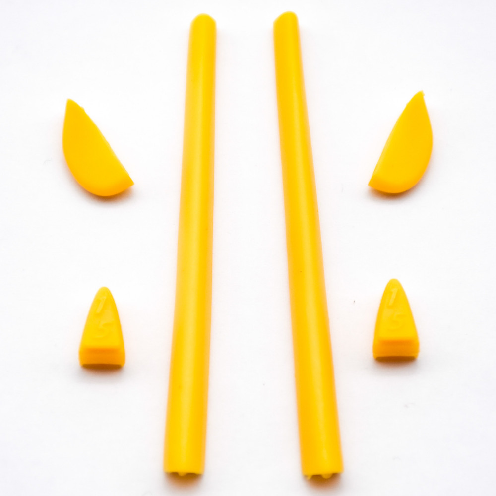 Imytpft Yellow Compatible/Replacement Silicone Leg Set For Oakley Romeo 2.0 Sunglasses Rubber Kit