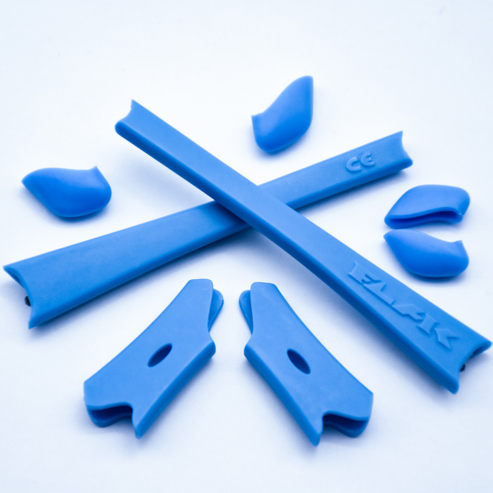 Imytpft Blue Compatible/Replacement For Rubber Kit Oakley Flak Jacket /Flak Jacket XLJ  Earsocks  