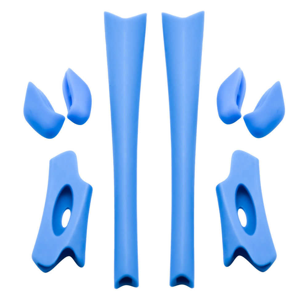 Imytpft Blue Compatible/Replacement For Rubber Kit Oakley Flak Jacket /Flak Jacket XLJ  Earsocks  