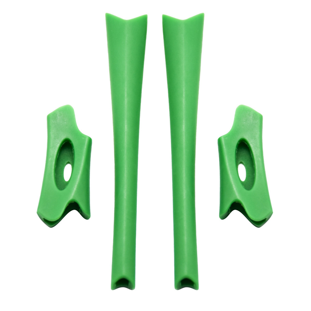 Imytpft Green Compatible/Replacement For Rubber Kit Oakley Flak Jacket /Flak Jacket XLJ  Earsocks  