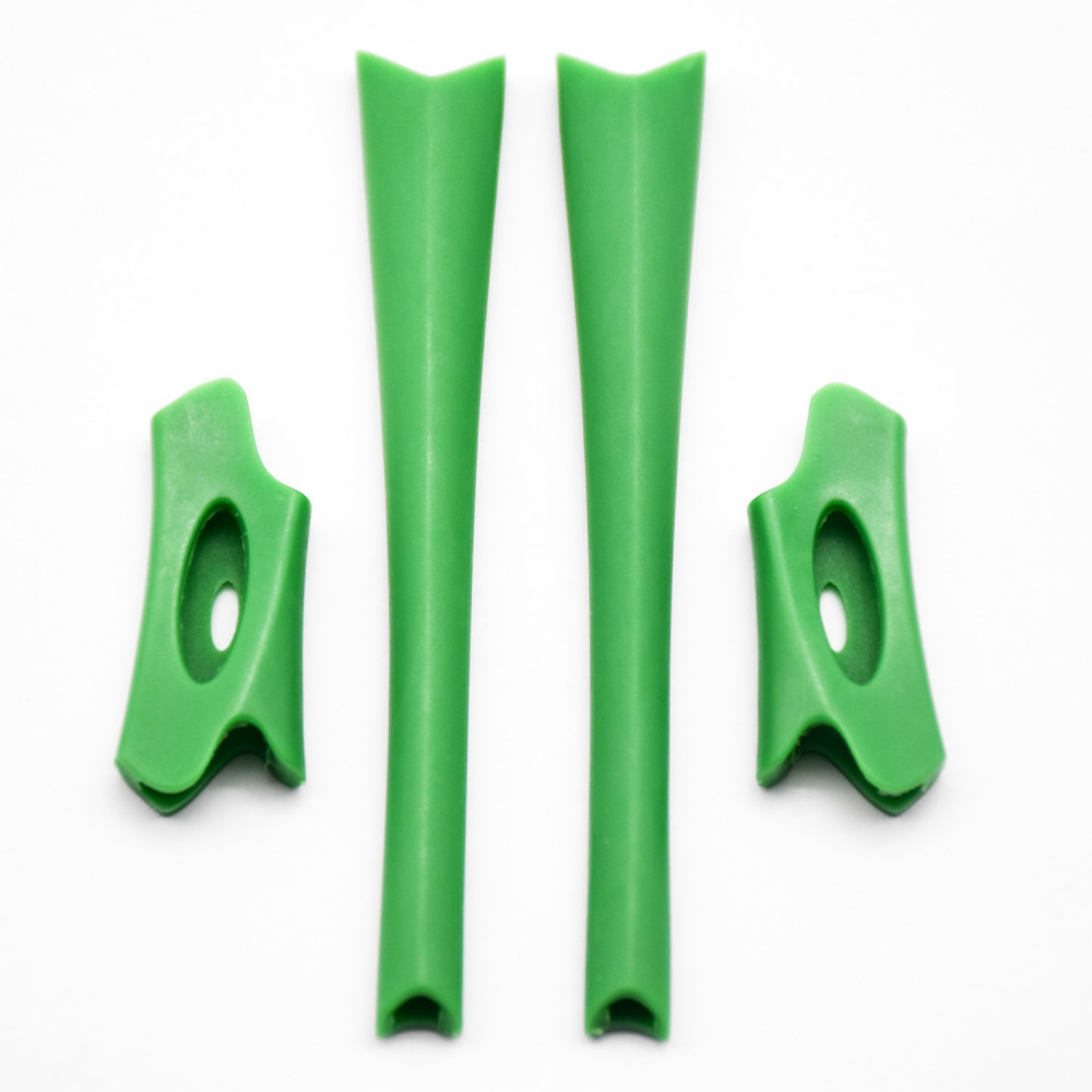 Imytpft Green Compatible/Replacement For Rubber Kit Oakley Flak Jacket /Flak Jacket XLJ  Earsocks  