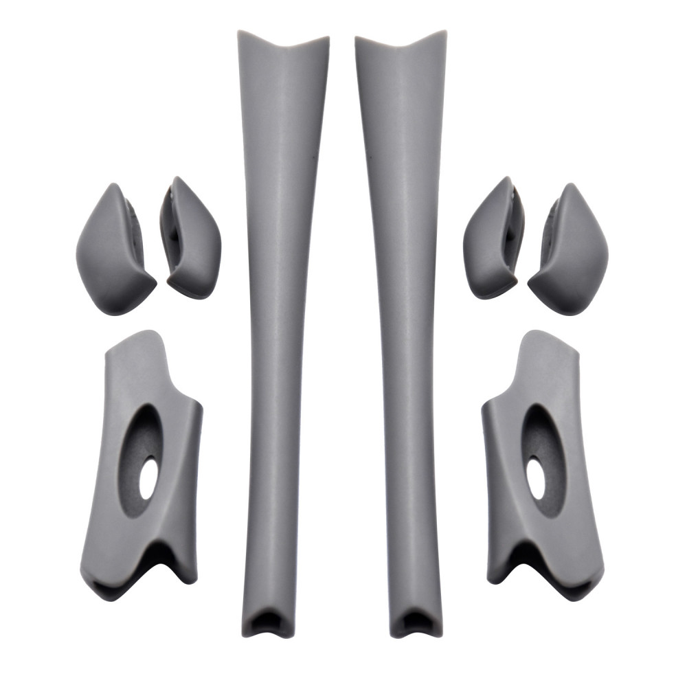 Imytpft Grey Compatible/Replacement For Rubber Kit Oakley Flak Jacket /Flak Jacket XLJ  Earsocks  