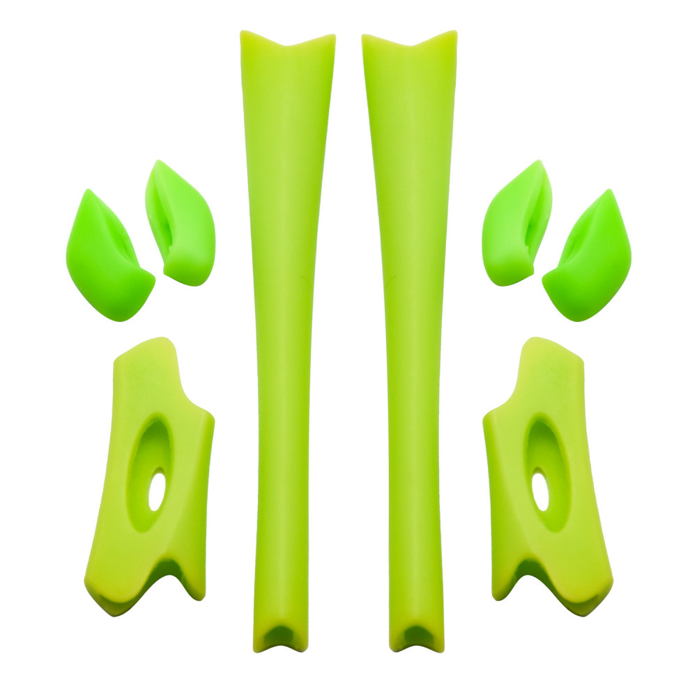 Imytpft Light Green Compatible/Replacement For Rubber Kit Oakley Flak Jacket /Flak Jacket XLJ  Earsocks  
