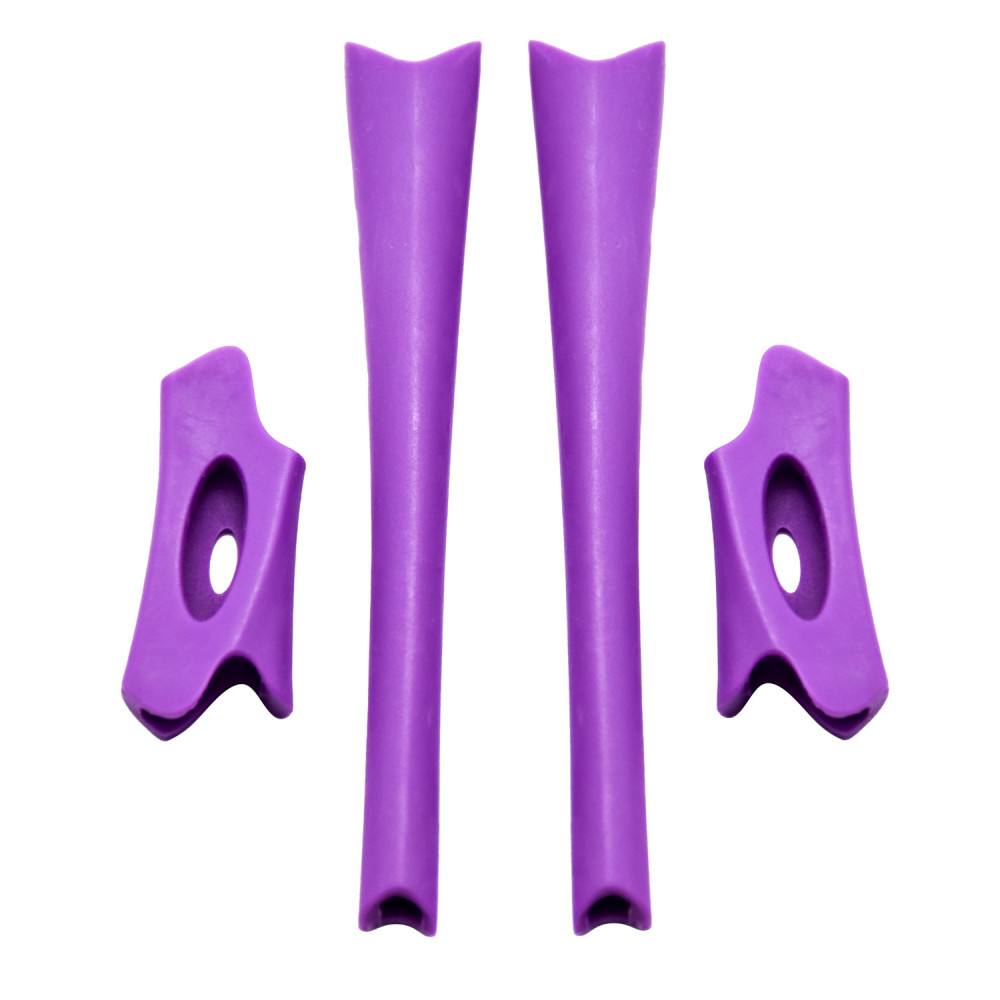 Imytpft Purple Compatible/Replacement For Rubber Kit Oakley Flak Jacket /Flak Jacket XLJ  Earsocks  