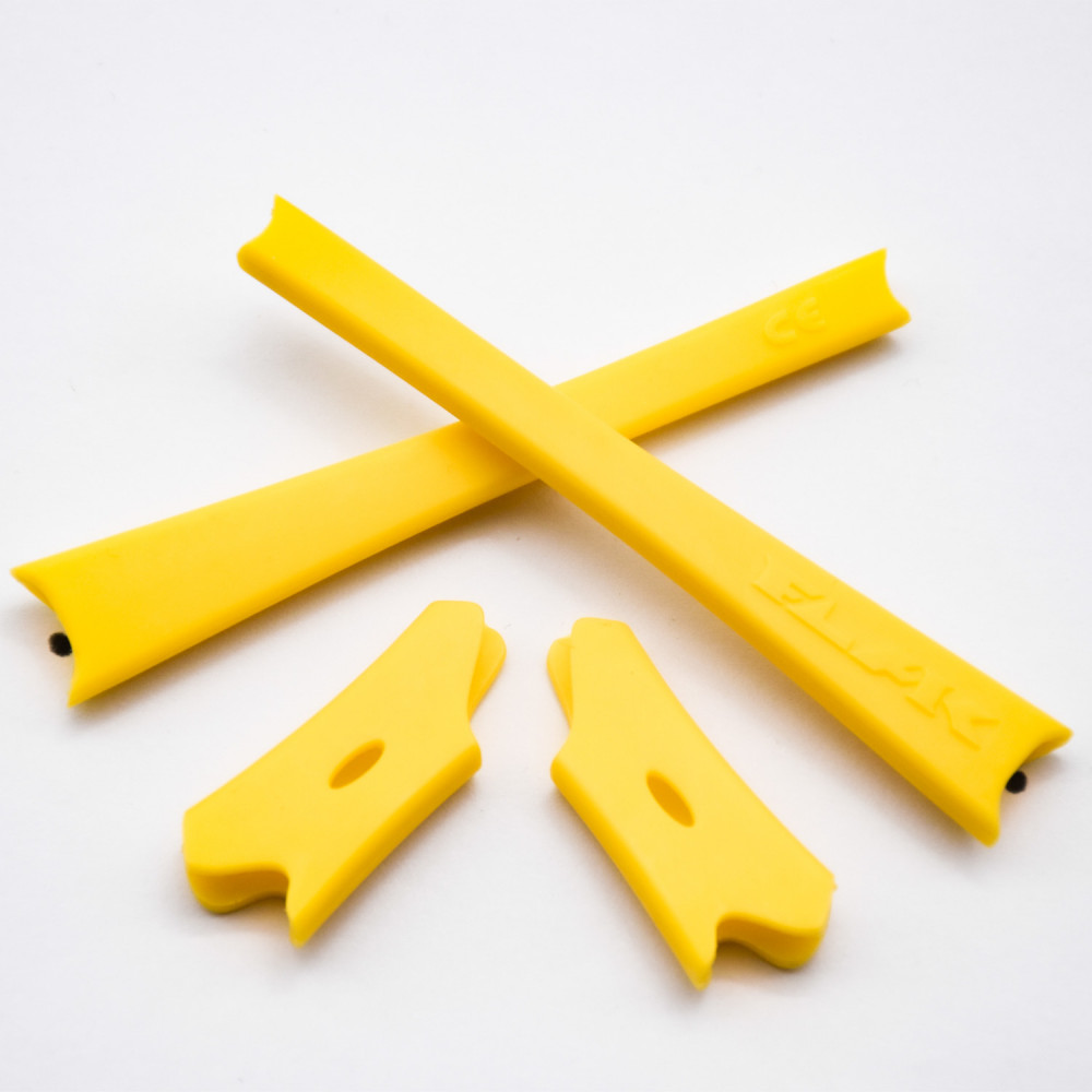 Imytpft Yellow Compatible/Replacement For Rubber Kit Oakley Flak Jacket /Flak Jacket XLJ  Earsocks  