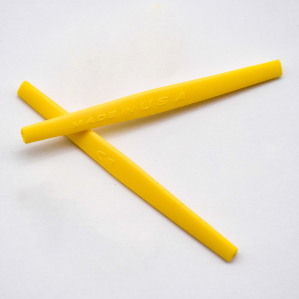 Imytpft Yellow Compatible/Replacement Silicone Leg Set For Oakley Square Wire 2.0 Sunglasses Rubber Kit
