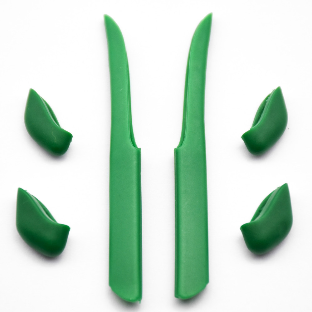 Imytpft Green Compatible/Replacement Silicone Leg Set For Oakley Fast Jacket XL Sunglasses Earsocks Rubber Kit