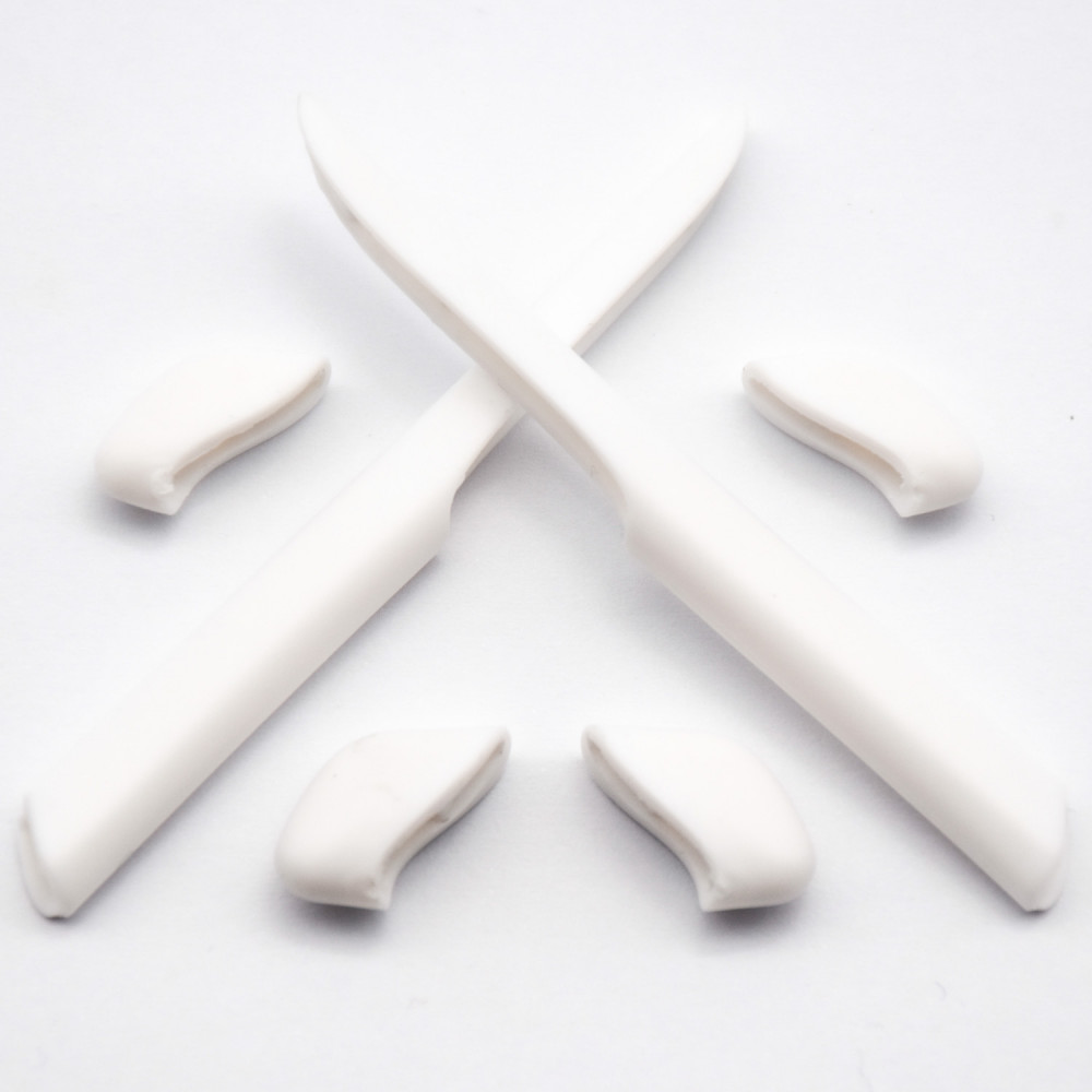 Imytpft White Compatible/Replacement Silicone Leg Set For Oakley Fast Jacket XL Sunglasses Earsocks Rubber Kit