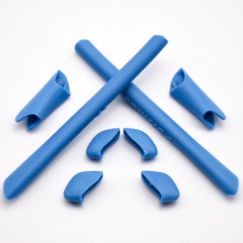 Imytpft Blue Compatible/Replacement Silicone Leg Set For Oakley Half Jacket XLJ Sunglasses Earsocks Rubber Kit