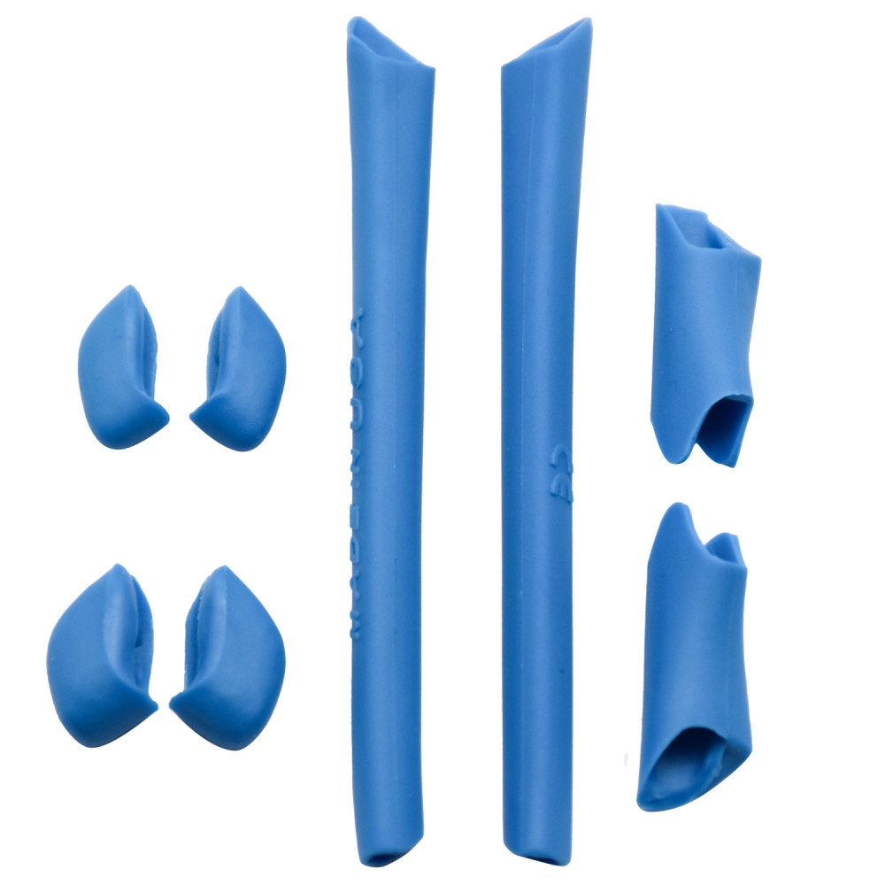 Imytpft Blue Compatible/Replacement Silicone Leg Set For Oakley Half Jacket XLJ Sunglasses Earsocks Rubber Kit