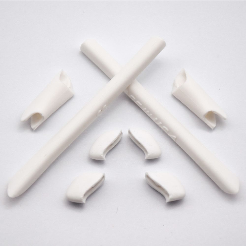 Imytpft White Compatible/Replacement Silicone Leg Set For Oakley Half Jacket XLJ Sunglasses Earsocks Rubber Kit