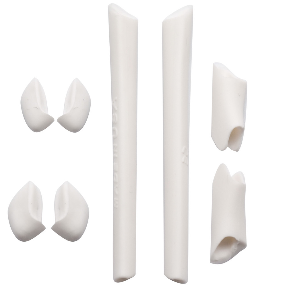 Imytpft White Compatible/Replacement Silicone Leg Set For Oakley Half Jacket XLJ Sunglasses Earsocks Rubber Kit