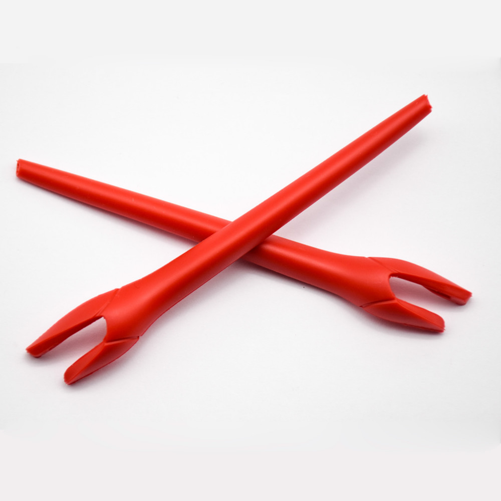 Imytpft Red Compatible/Replacement Silicone Leg Set For Oakley Radar EV Path Sunglasses Earsocks Rubber Kit