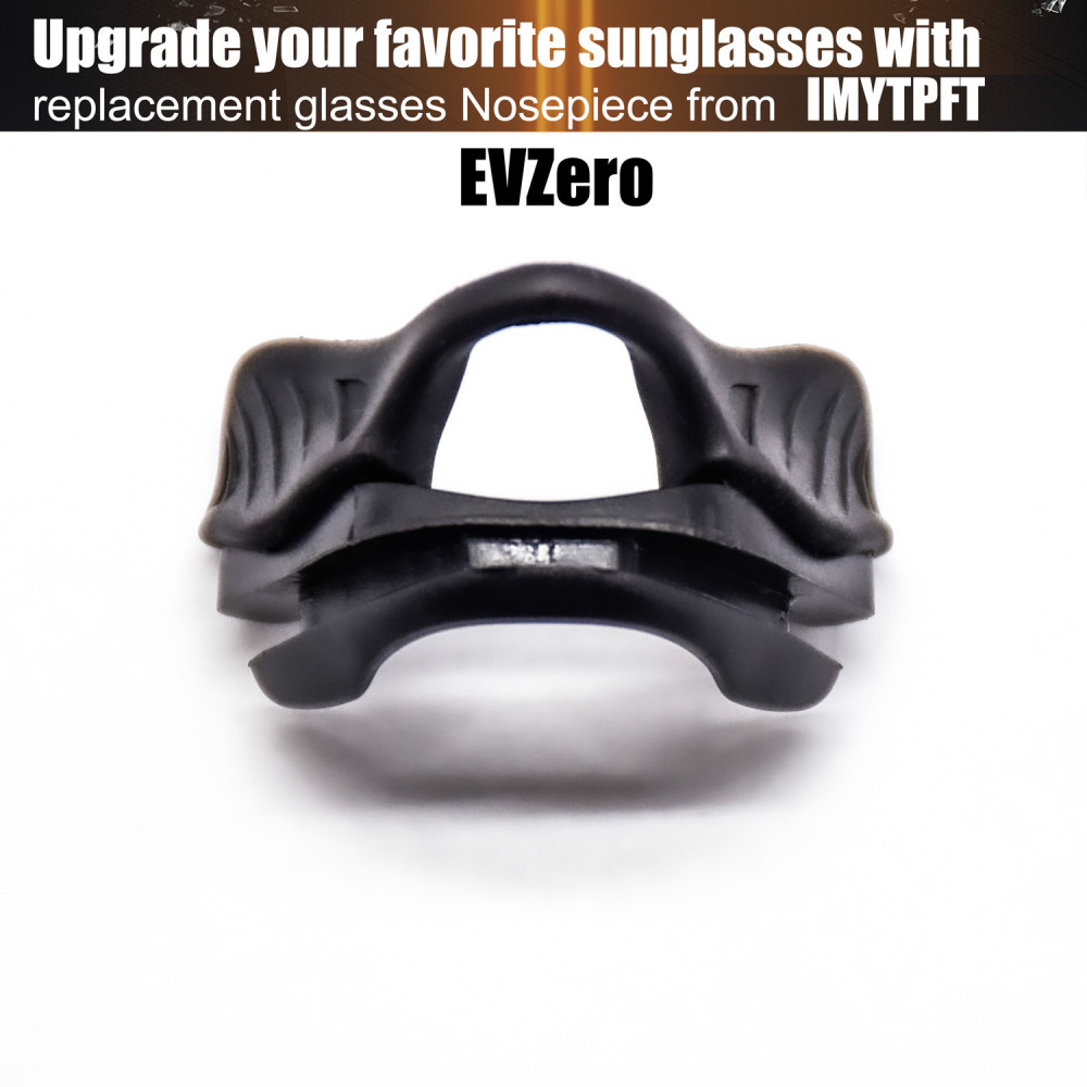 Imytpft Black Compatible/Replacement For Rubber Kit Oakley EVZero  Earsocks  