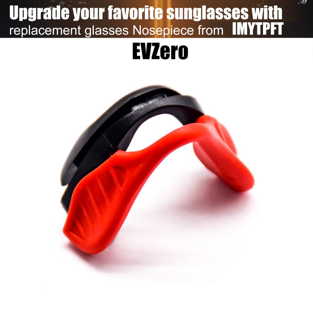 Imytpft Red Compatible/Replacement For Rubber Kit Oakley EVZero  Earsocks  