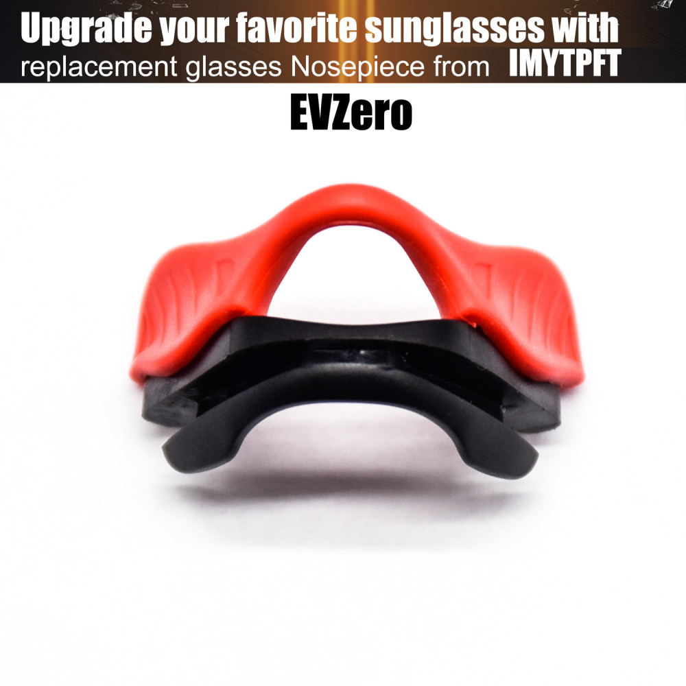 Imytpft Red Compatible/Replacement For Rubber Kit Oakley EVZero  Earsocks  