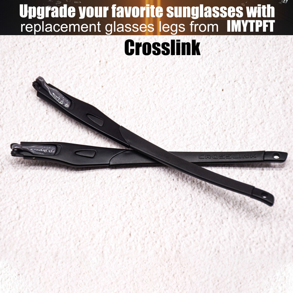 Imytpft Black Compatible/Replacement For Glasses Legs Oakley Crosslink