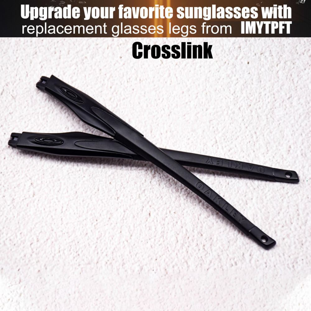 Imytpft Black Compatible/Replacement For Glasses Legs Oakley Crosslink