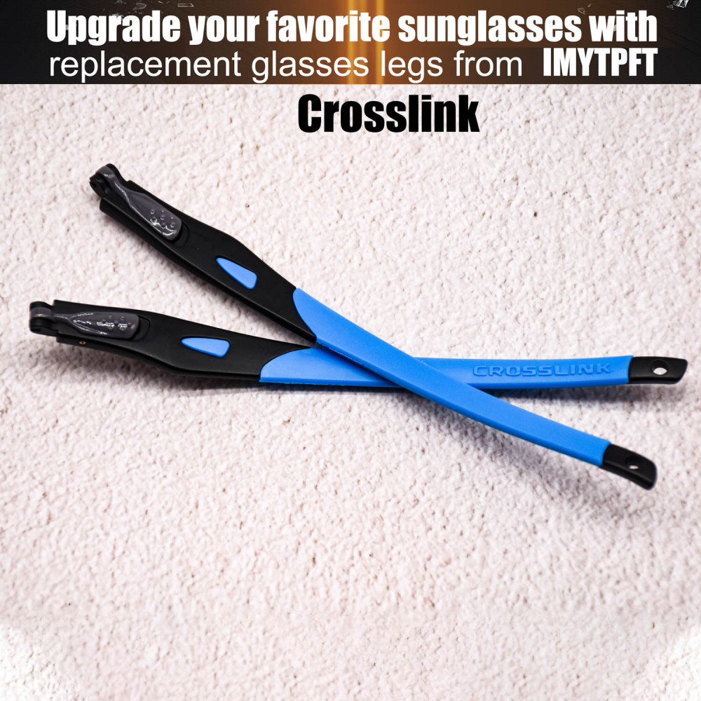 Imytpft Blue Compatible/Replacement For Glasses Legs Oakley Crosslink