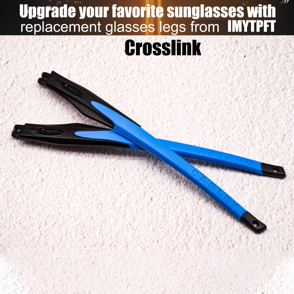 Imytpft Blue Compatible/Replacement For Glasses Legs Oakley Crosslink