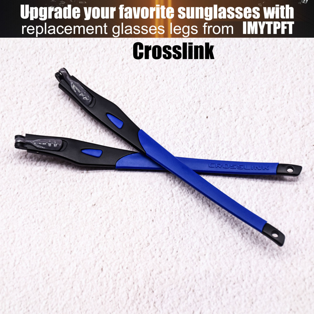 Imytpft Dark Blue Compatible/Replacement For Glasses Legs Oakley Crosslink