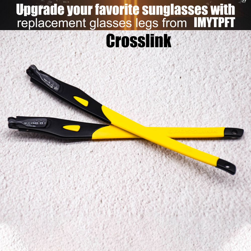 Imytpft Yellow Compatible/Replacement For Glasses Legs Oakley Crosslink