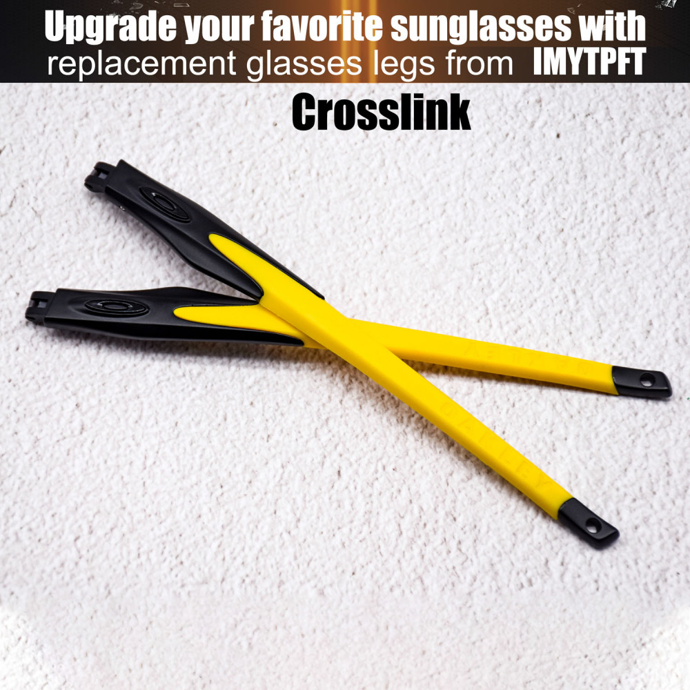 Imytpft Yellow Compatible/Replacement For Glasses Legs Oakley Crosslink