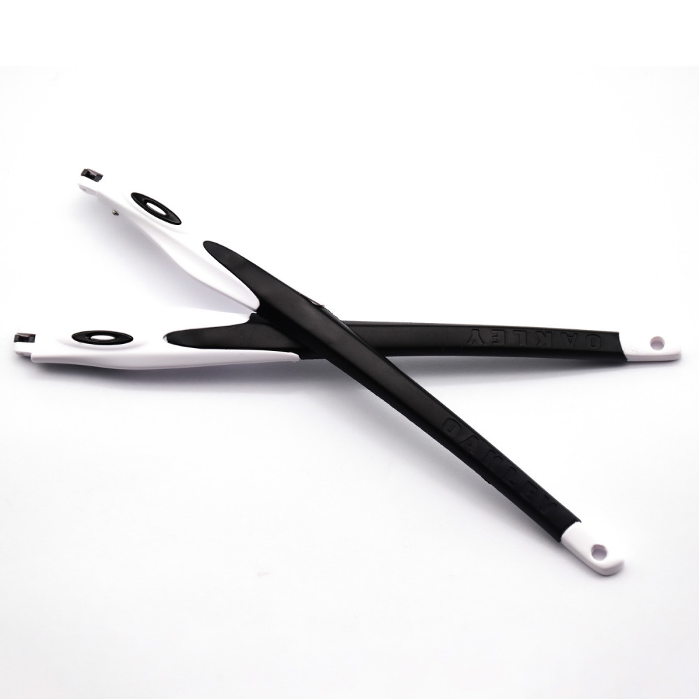 Imytpft Black Rubber Compatible/Replacement White Frame Legs For Oakley Crosslink Glasses frame
