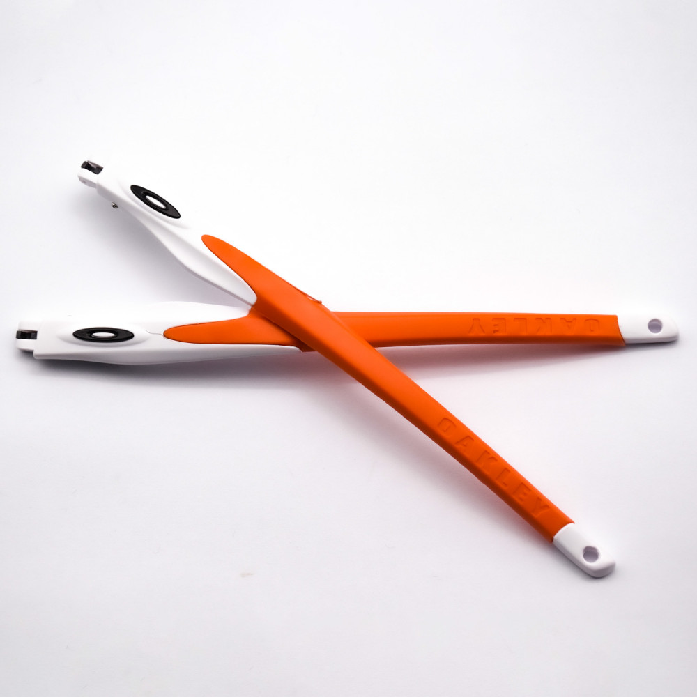 Imytpft Orange Rubber Compatible/Replacement White Frame Legs For Oakley Crosslink Glasses frame