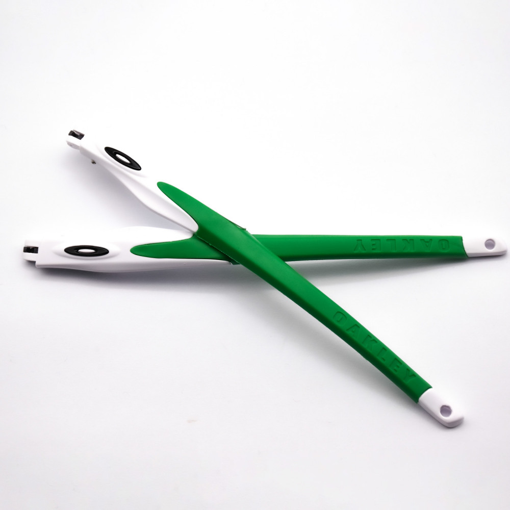 Imytpft Green Rubber Compatible/Replacement White Frame Legs For Oakley Crosslink Glasses frame