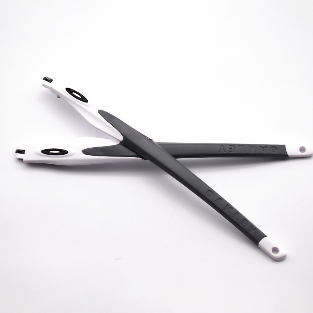 Imytpft Grey Rubber Compatible/Replacement White Frame Legs For Oakley Crosslink Glasses frame