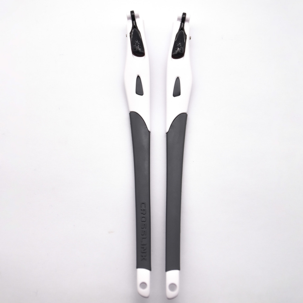 Imytpft Grey Rubber Compatible/Replacement White Frame Legs For Oakley Crosslink Glasses frame