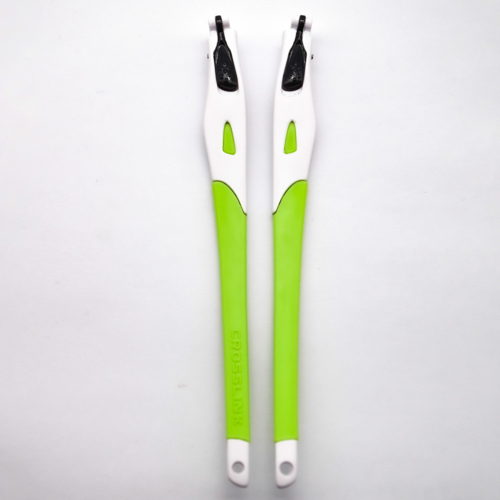 Imytpft Light Green Rubber Compatible/Replacement White Frame Legs For Oakley Crosslink Glasses frame