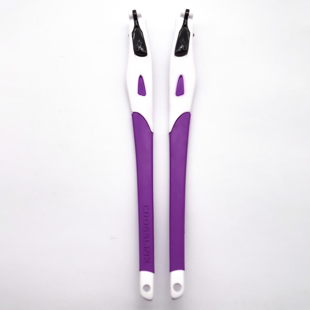 Imytpft Purple Rubber Compatible/Replacement White Frame Legs For Oakley Crosslink Glasses frame
