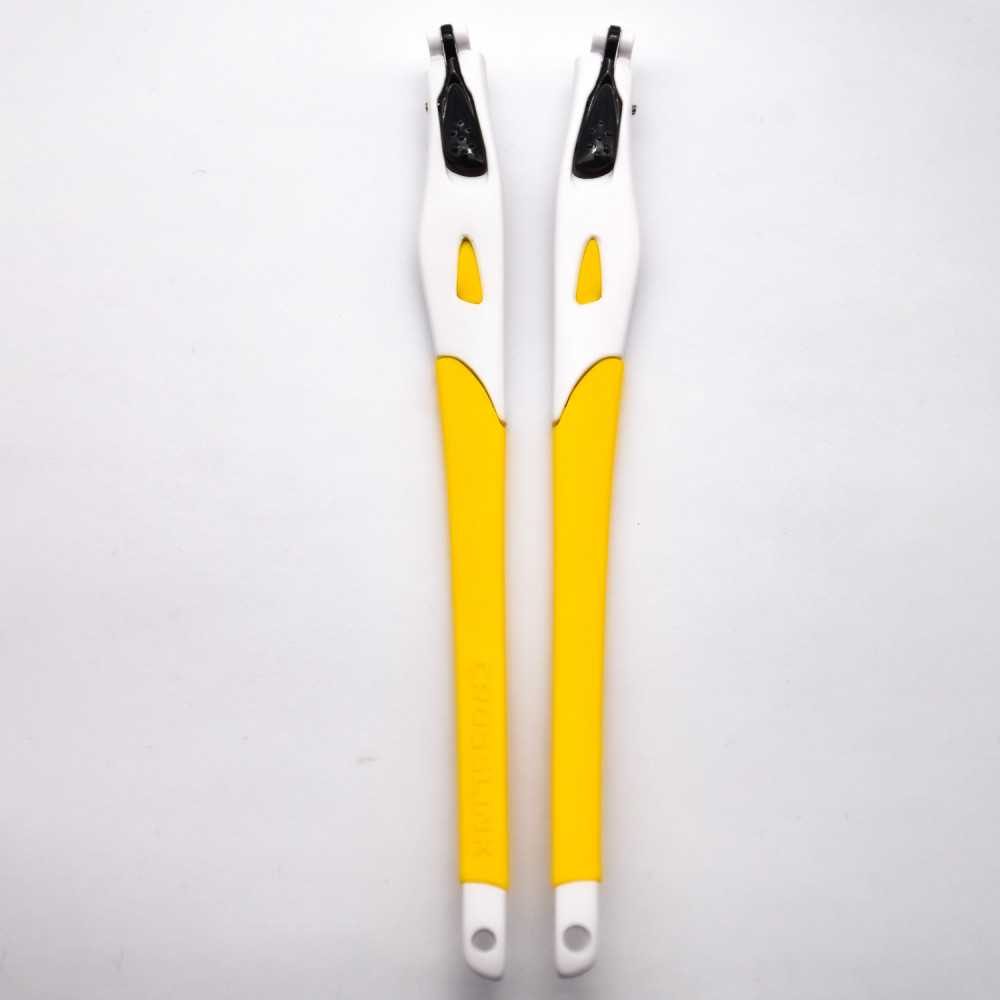 Imytpft Yellow Rubber Compatible/Replacement White Frame Legs For Oakley Crosslink Glasses frame