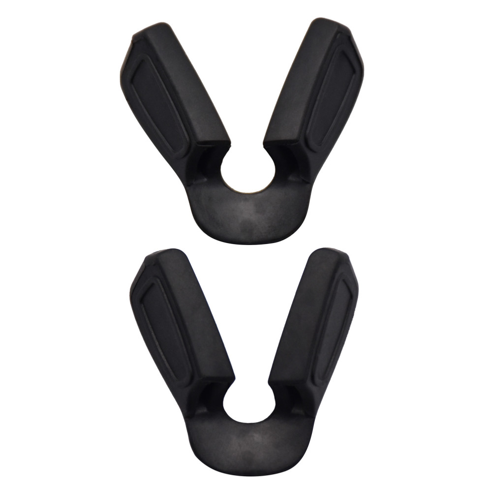 Imytpft Black Compatible/Compatible/Replacement Silicone Nose Pads 2 Pieces For Oakley Jawbreaker Earsocks
